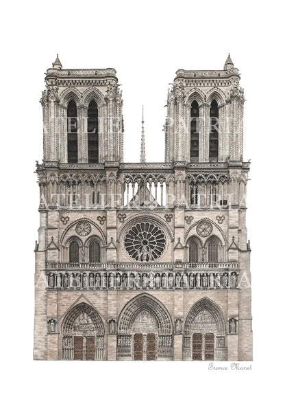 Affiche Notre-Dame de Paris - Atelier Patria